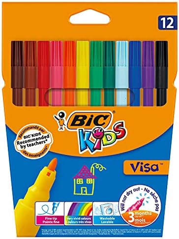 BIC Kids Visa Fibre Tip Pens